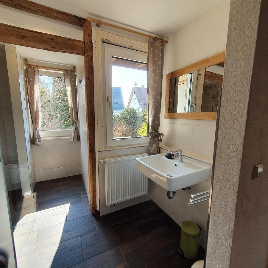 Alte Backstube - Ferienwohnung Huettenstube Und Ferienzimmer Auszeit Erkenbrechtsweiler Extérieur photo